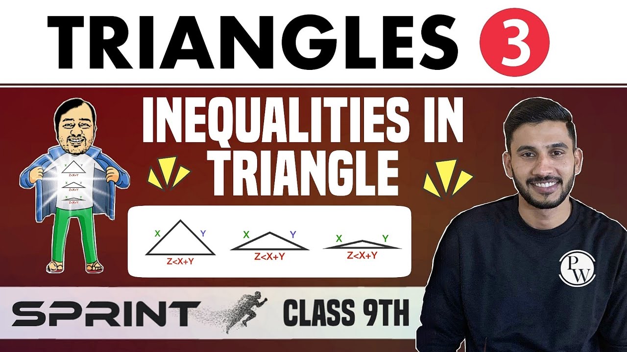 Triangles 03 | Inequalities in Triangle | Class 9th | NCERT | Sprint