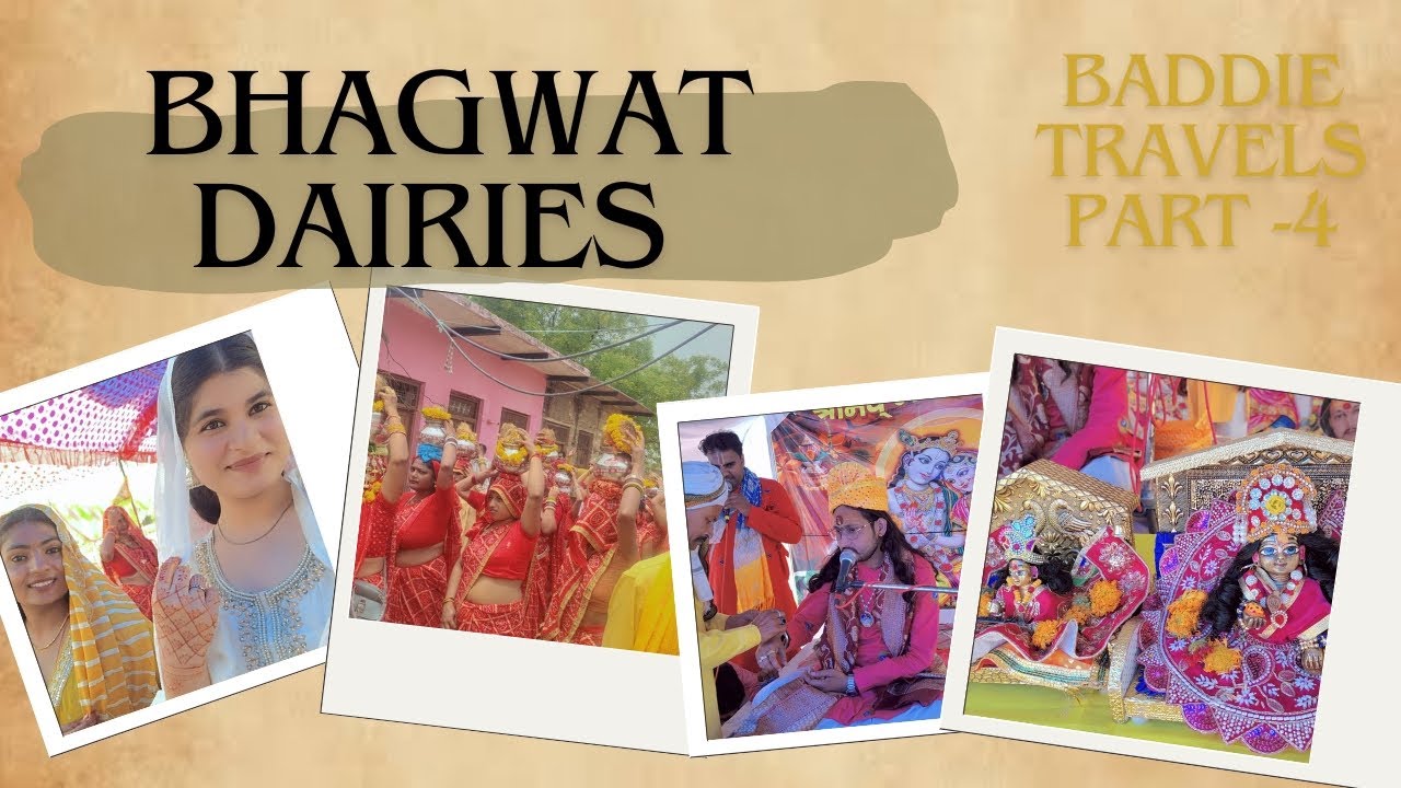 Bhagwat daires day - 1 (kalash yaatra) 💖 baddie travels part - 4 👽 