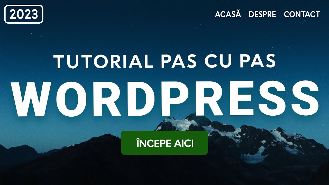 Cum să faci un site WordPress (Tutorial 2023)