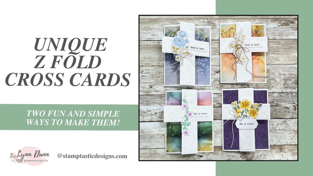 Unique Z Fold Cross Card Designs