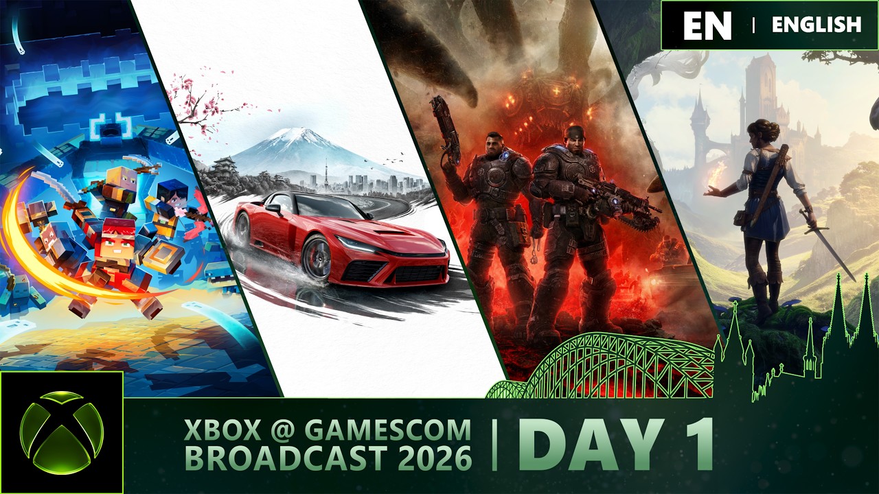 XBOX @ gamescom Broadcast 2026 | Day 1