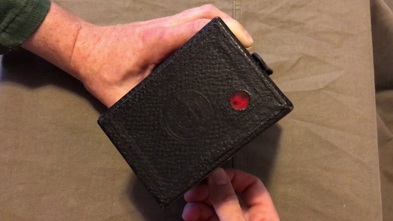 Kodak Hawk-Eye No. 2 Model C Box Camera- Loading Film, Taking Pictures