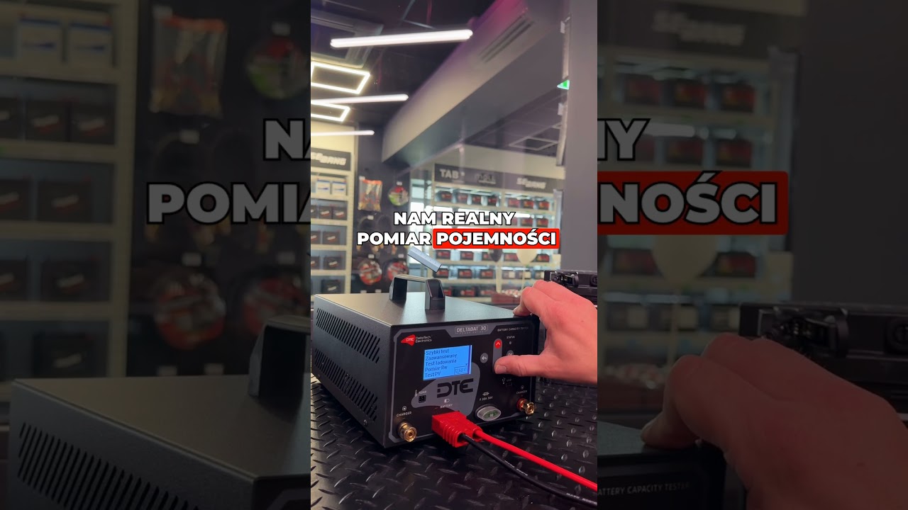 Prosty test akumulator&oacute;w | Deltabat 30 | szybka diagnostyka z raportem