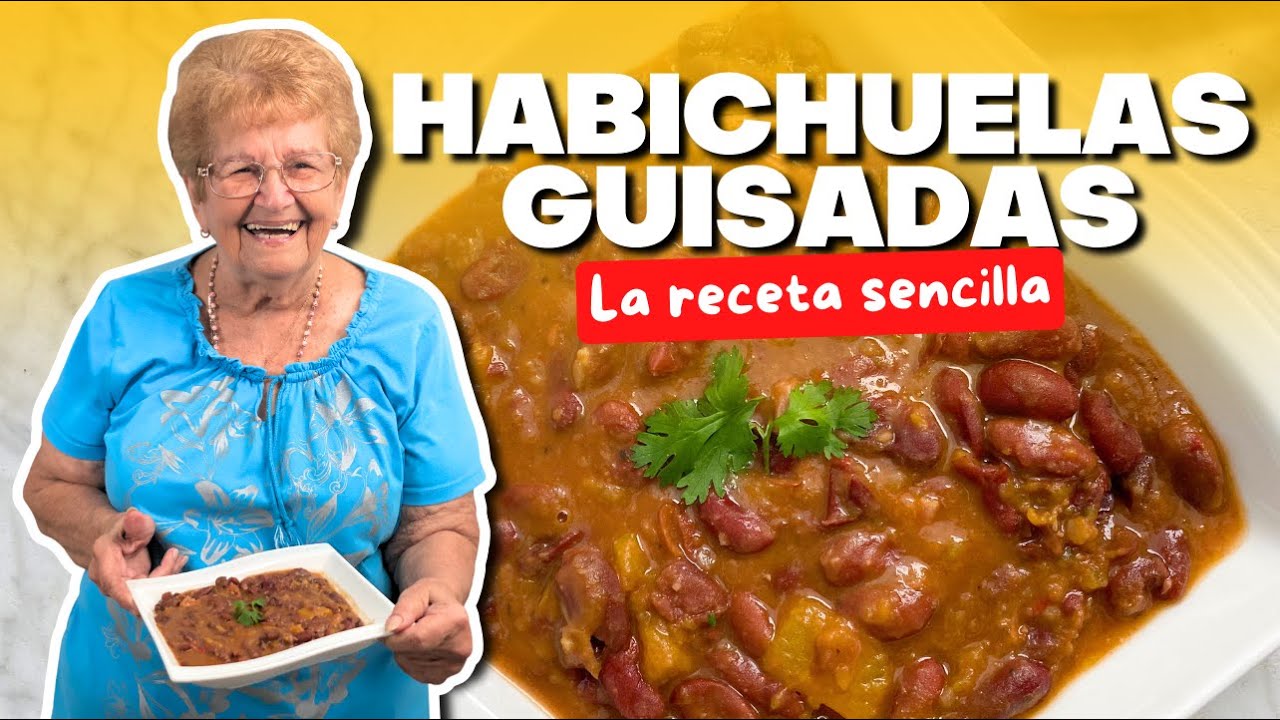 HABICHUELAS GUISADAS boricuas y el truco para que te queden espesas 🫘