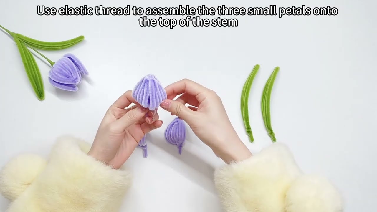 Lesson 4 | Crafting Taro Purple Tulips (The Star Flowers)