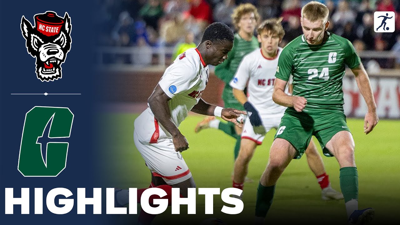 NC State vs Charlotte | NCAA College Cup Soccer Championship | Highlights - November 21, 2024