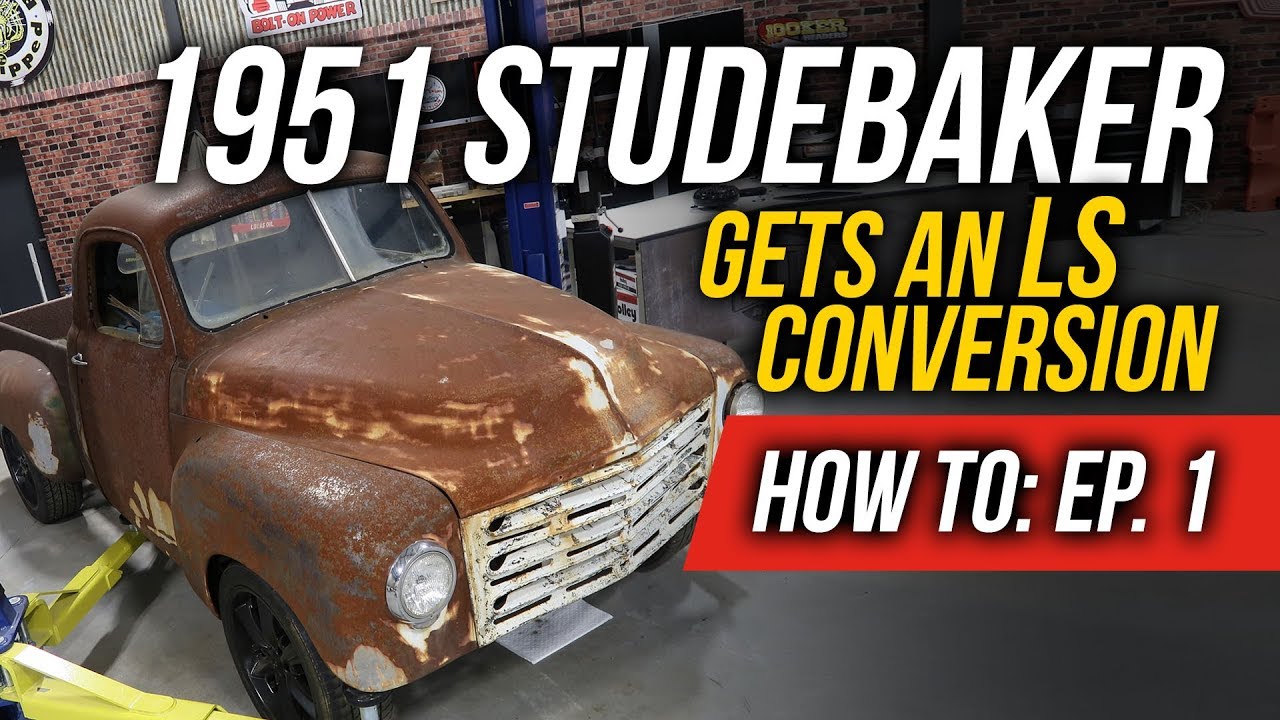 How To Install a Sniper EFI Fabricated Intake - EP. 1: 1951 Studebaker Truck LS Conversion