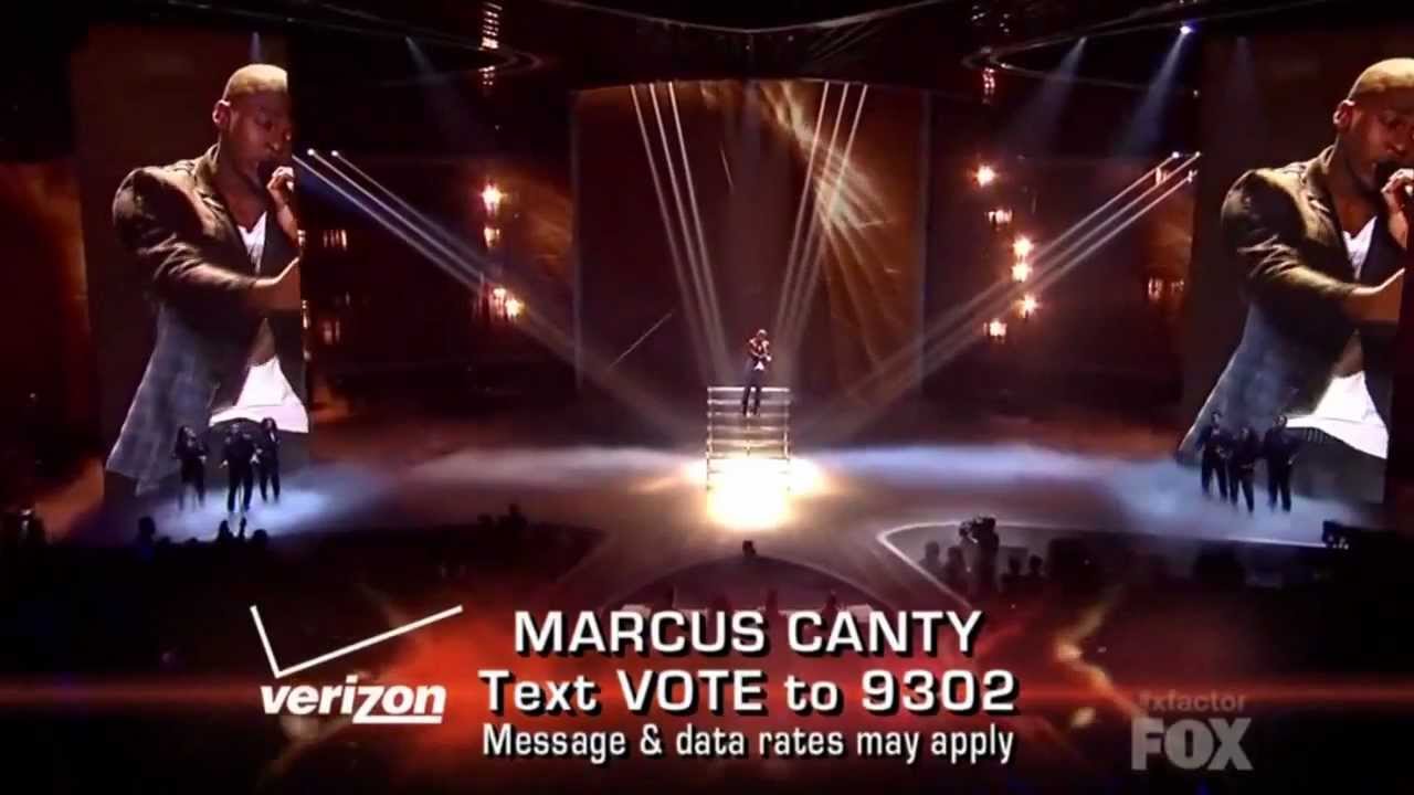 Marcus Canty - A Song For Mama - X Factor USA - Nov 22_ 2011.
