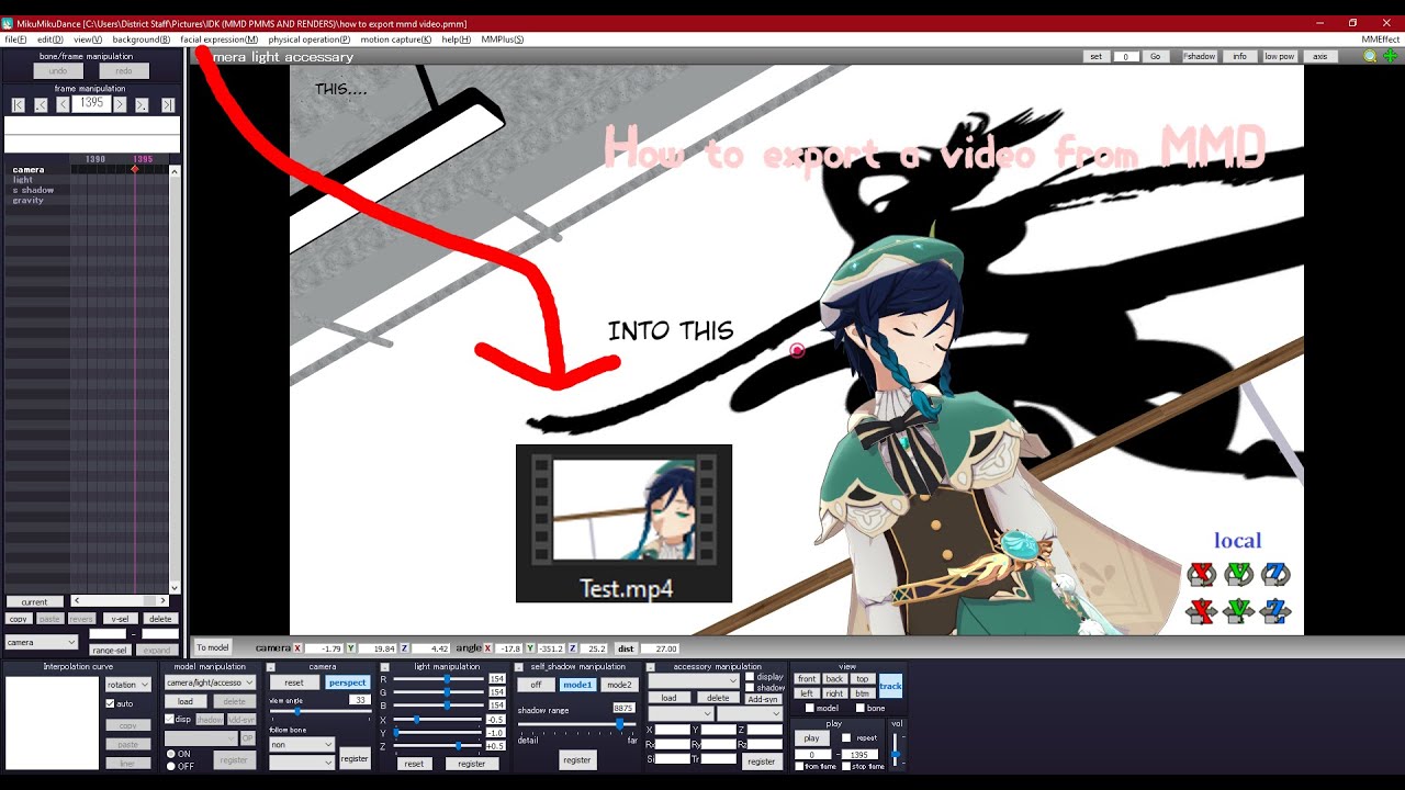 『MMD Tutorial』 How to export a video from MMD [CHECK PINNED COMMENT]