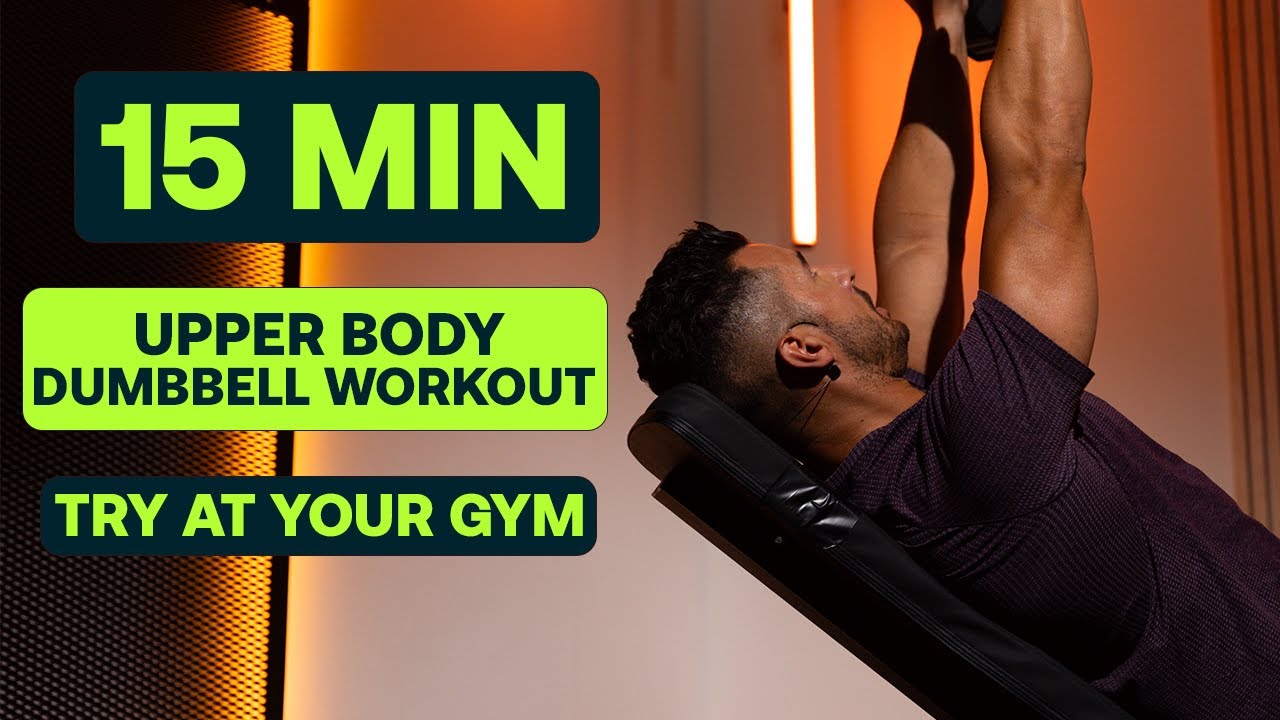 Build Upper Body Strength With Just Dumbbells 💪
