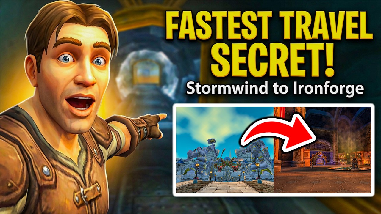 How to Get from Stormwind to Ironforge by Tram in WoW WOTLK - Step-by-Step