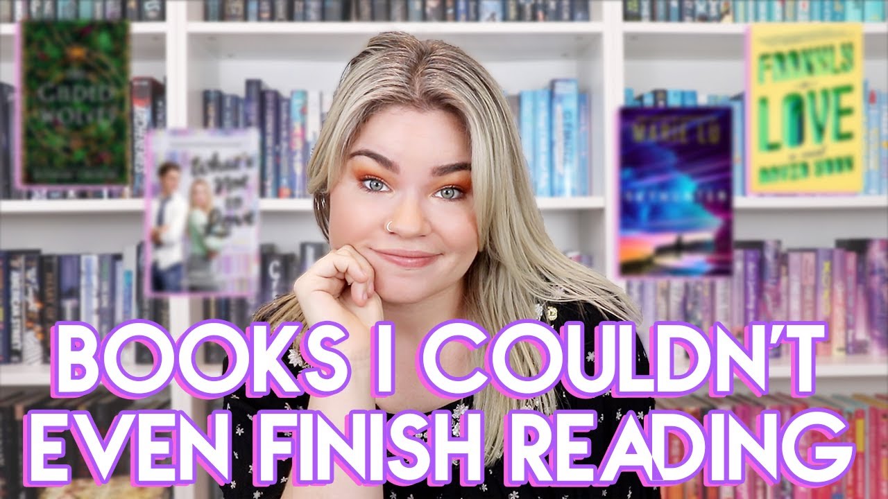 I COULDN'T EVEN FINISH THESE BOOKS ... yikes 😬