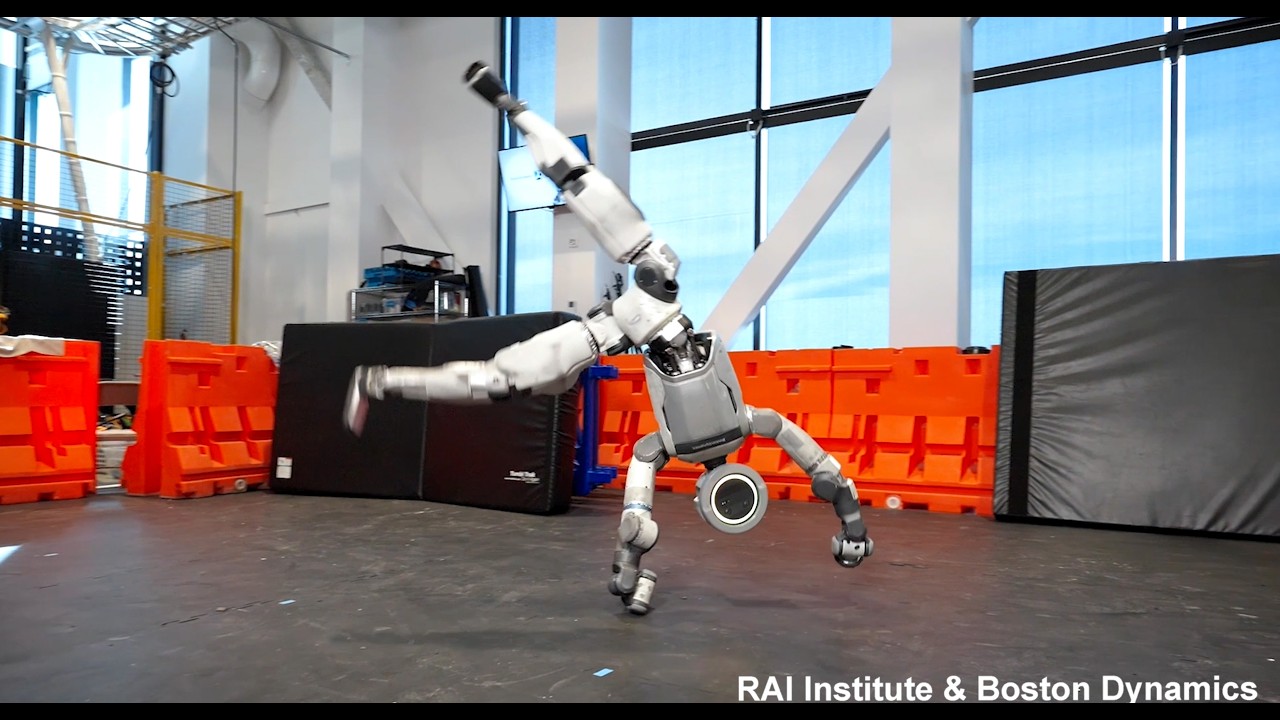 Acrobatic Atlas Walks like a Human