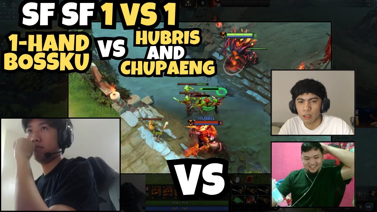 TRASHTALKAN MALALA | SF-SF 1V1 | ONE HAND BOSSKU VS HUBRIS AND CHUAPENG | LAUGHTRIP