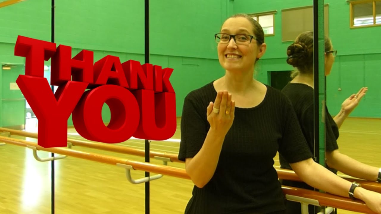 Thank You (Makaton Sign Language) DanceMatters
