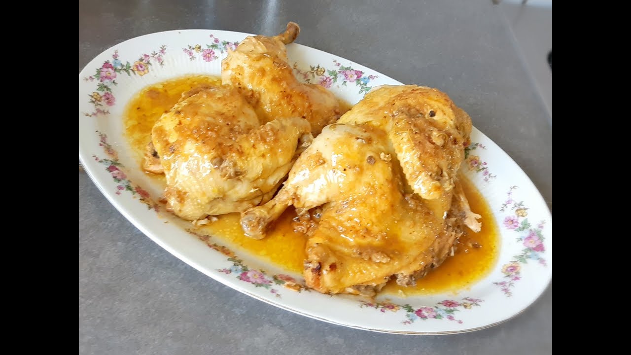 Comida Cubana Pollo Asado en Olla de Presión