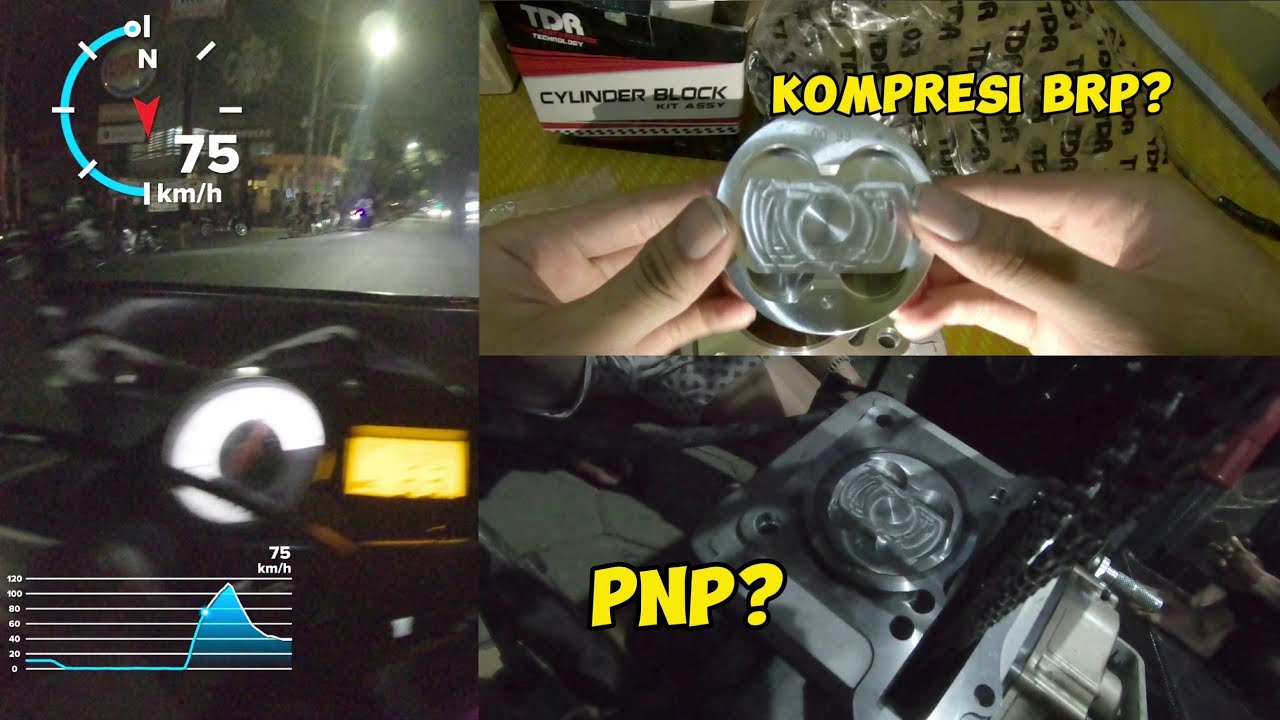 The best buat harian | Pasang bore up TDR 66 di satria fu + test power