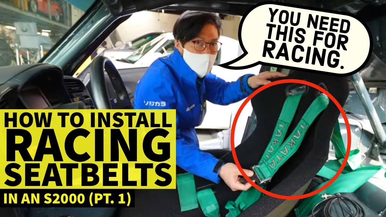 SPOON Installed A TAKATA Racing Harness In My S2000! (Part 1/2)