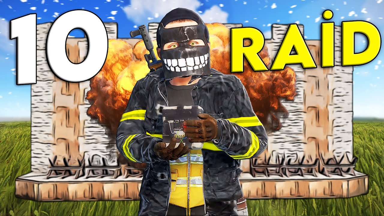 24 SAATTE 10 TANE EVİ PATLATTIM ! (RAİD CANAVARI ve ZENGİNLİK) Rust Türkçe