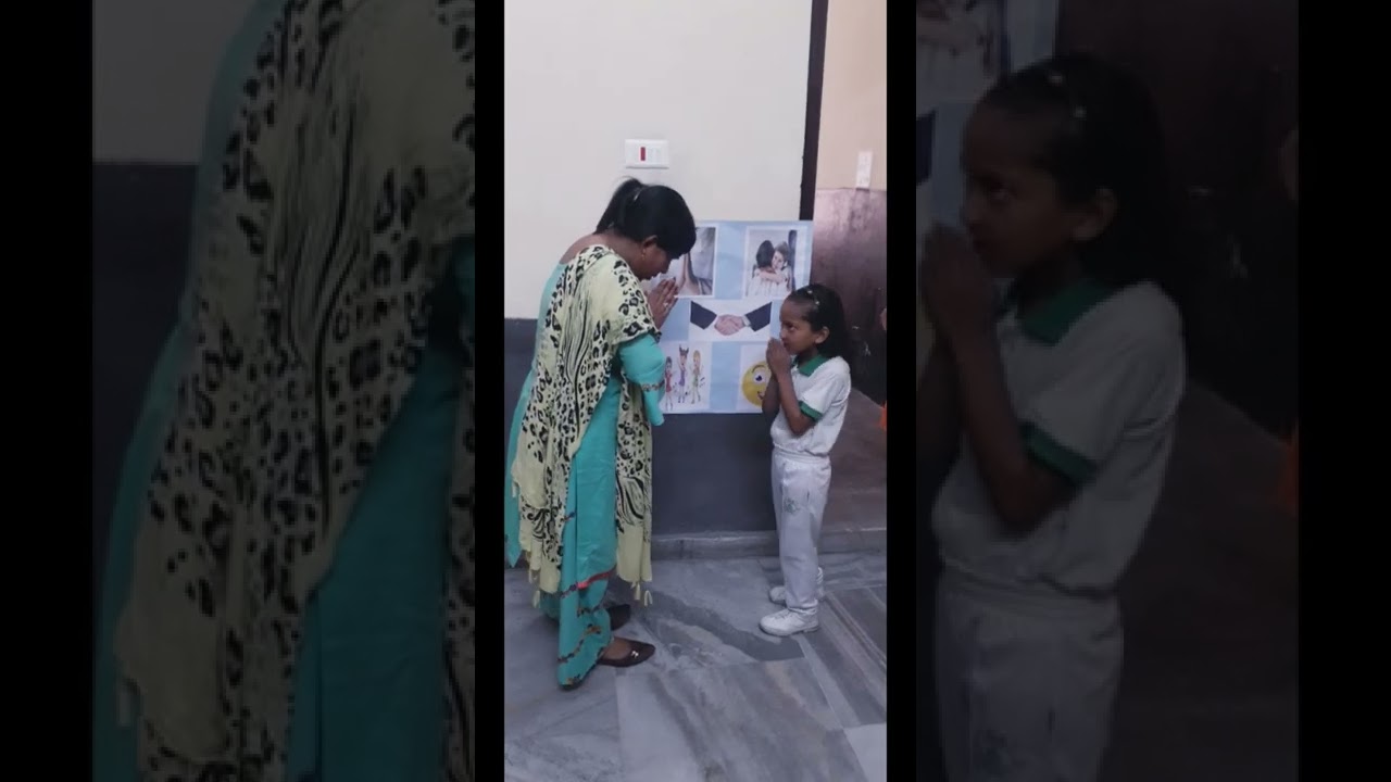 DRM PUBLIC SCHOOL DESRAJ COLONY PANIPAT.  Students WELCOME Activity