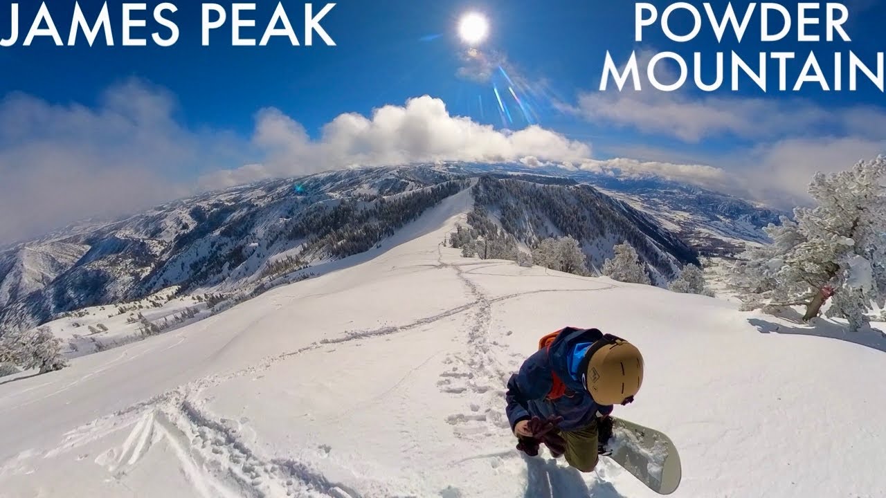 BEST RUN OF MY LIFE at POWDER MOUNTAIN - James Peak