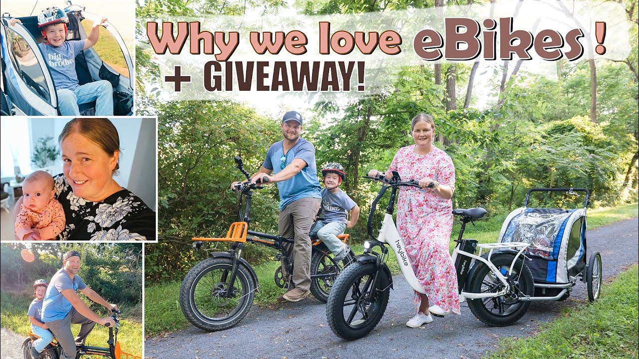 Семейный видеоблог — приключения на электровелосипеде — обзор Heybike