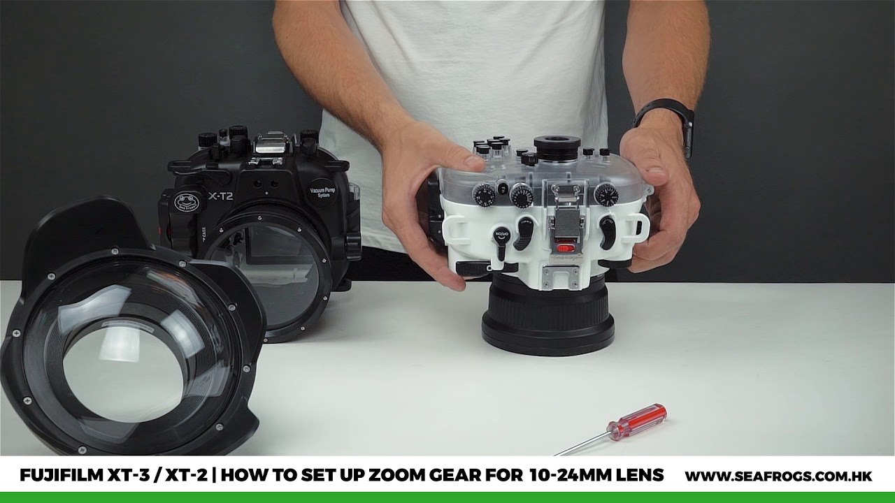 Zoom gear for Fujinon 10-24mm for Seafrogs X-T2 & X-T3 camera housing