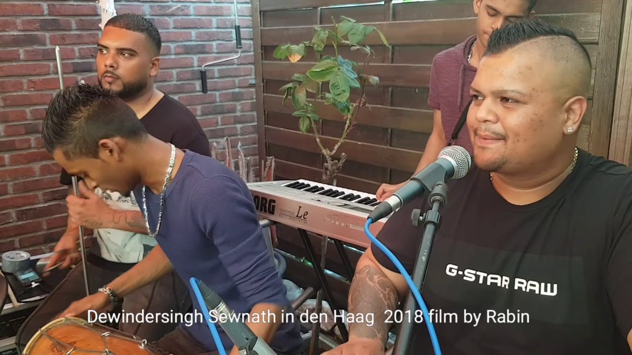Dewindersingh Sewnath in den Haag Aug. 2018 film by Rabin