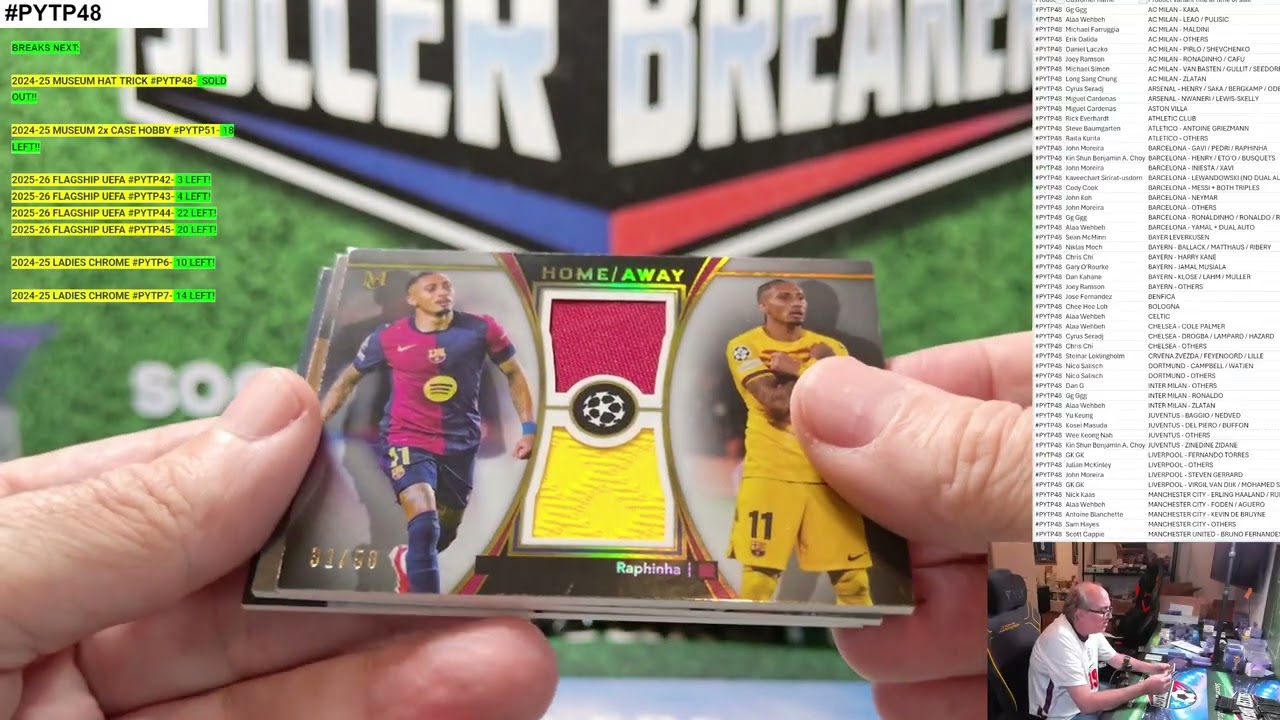 2024-25 Topps UEFA Club Competition Museum Collection MH25 Soccer HAT TRICK 4 Box Case Break #PYTP48