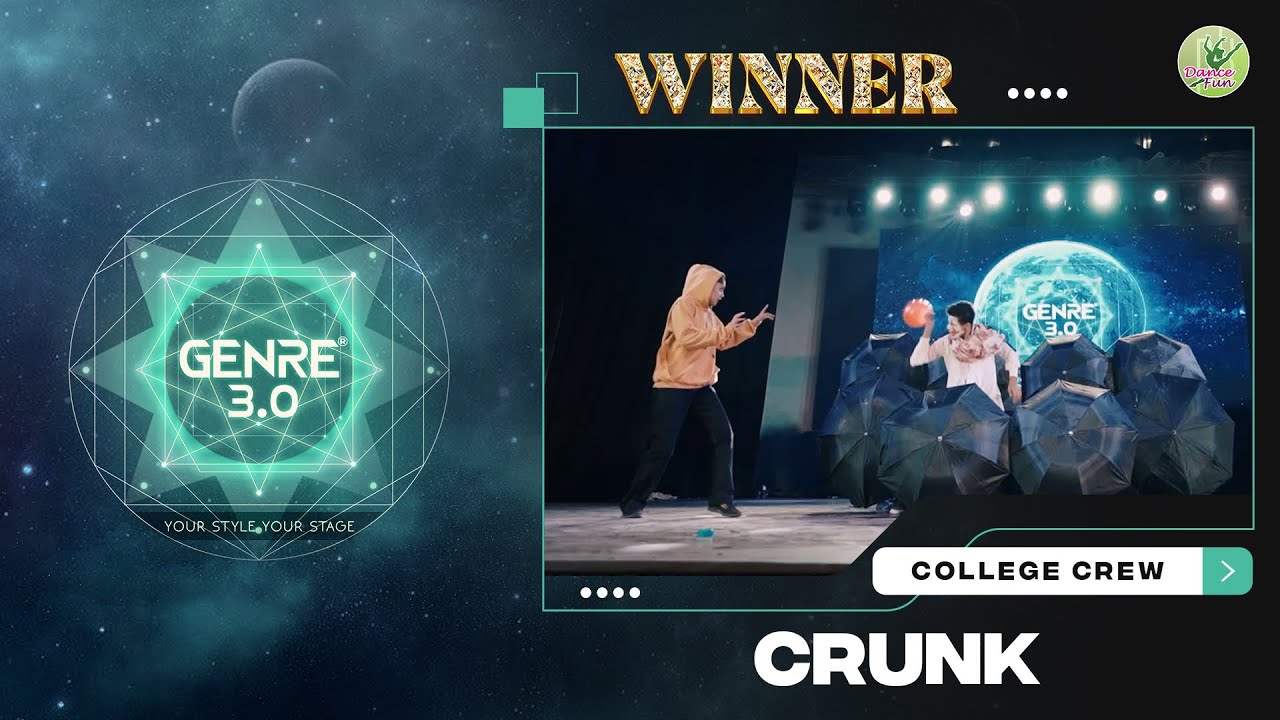COLLEGE CREW ★WINNER★ - Crunk Crew | Genre 3.0 | Dance Competition
