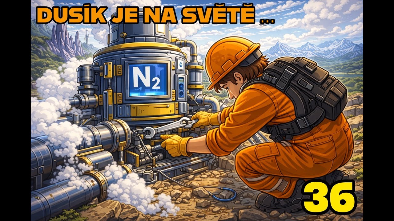 🏆 Výprava za DUSÍKEM! | Satisfactory CZ/SK #36