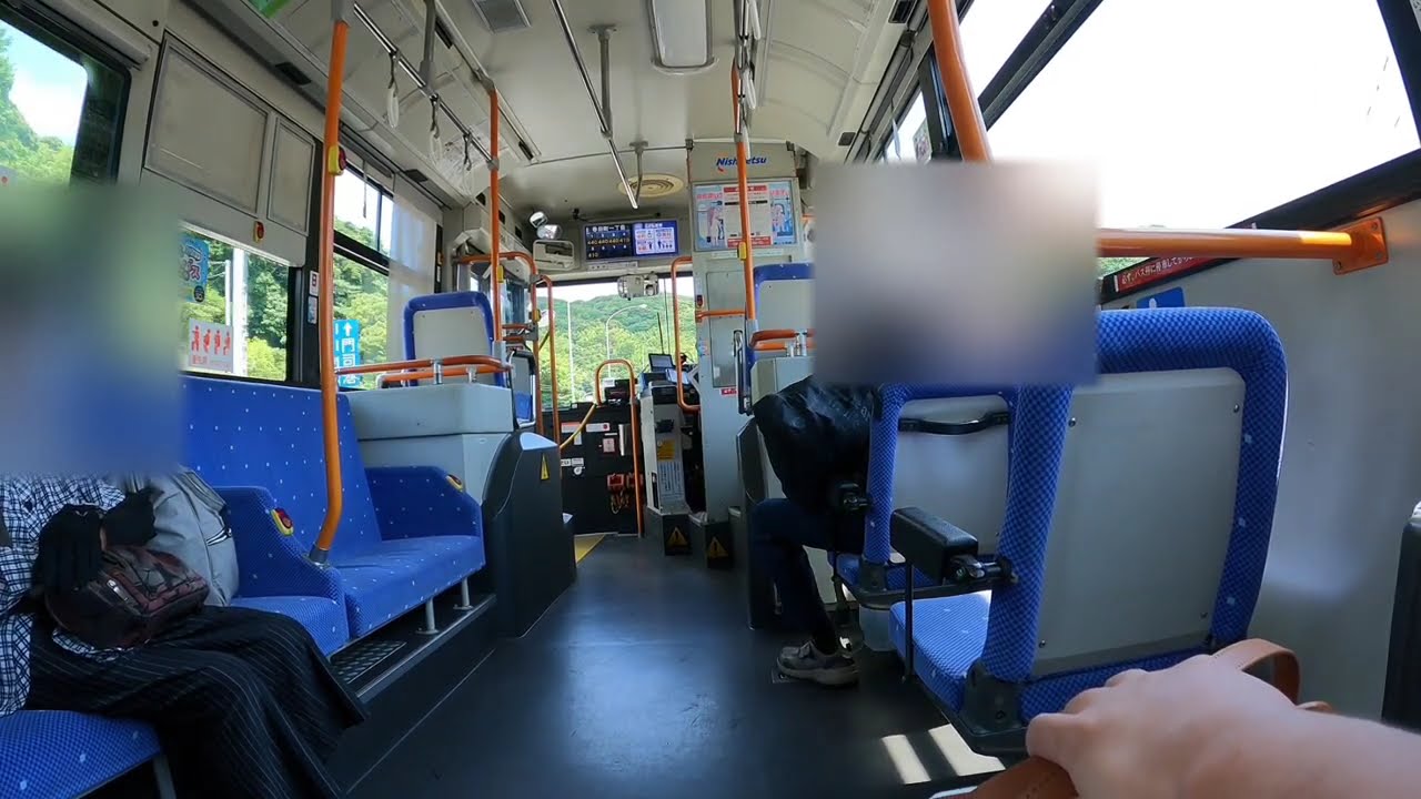 西鉄バス北九州　175番 （都市高速） 田野浦行き 春日町一丁目　下車　車椅子