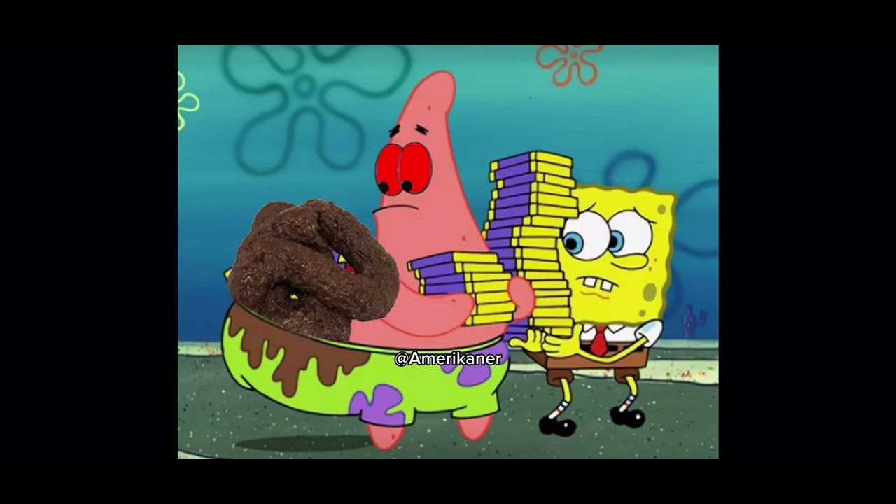 spongebob and patrick sell carts (amerikaner & colaws reupload)