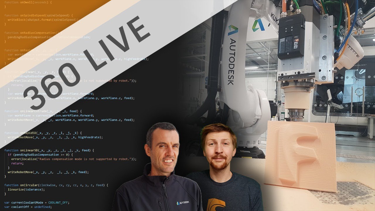 360 Live: Robot Post processors