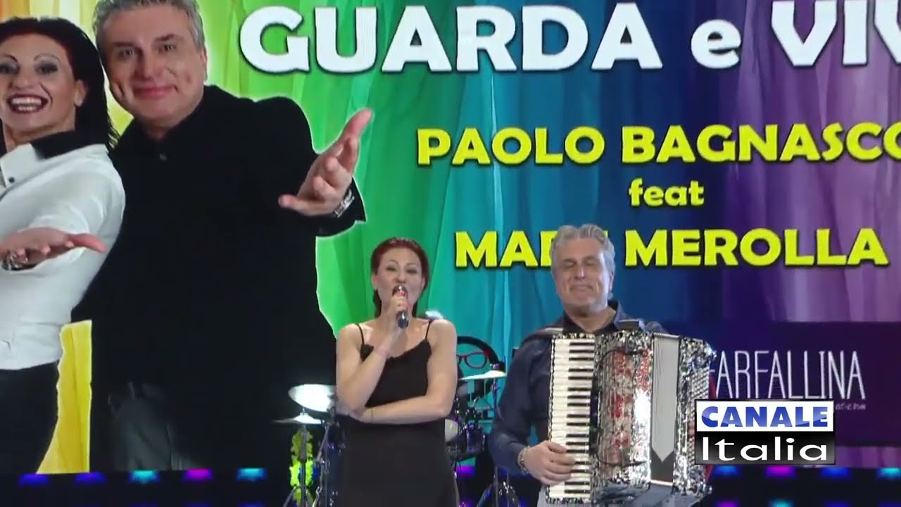 Paolo Bagnasco & Mary Merolla - GUARDA E VIVI (fox trot) Canale Italia SPECIALE FARFALLINA