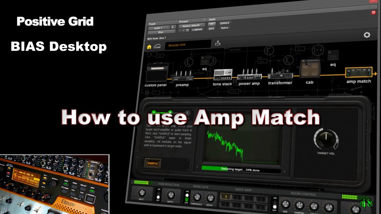 BIAS Desktop — Как использовать AMP MATCH (подробно)