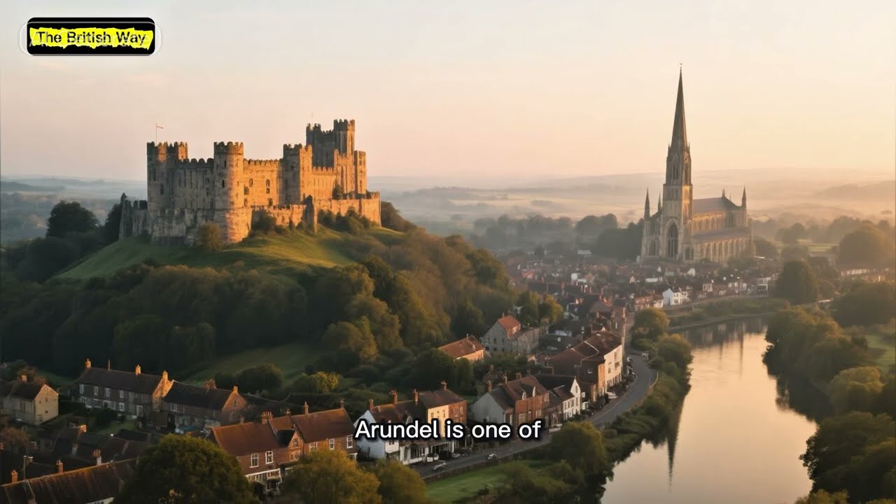 Arundel, West Sussex 🇬🇧 &mdash; A Calm British Way Film of a Historic Castle Town | 4K