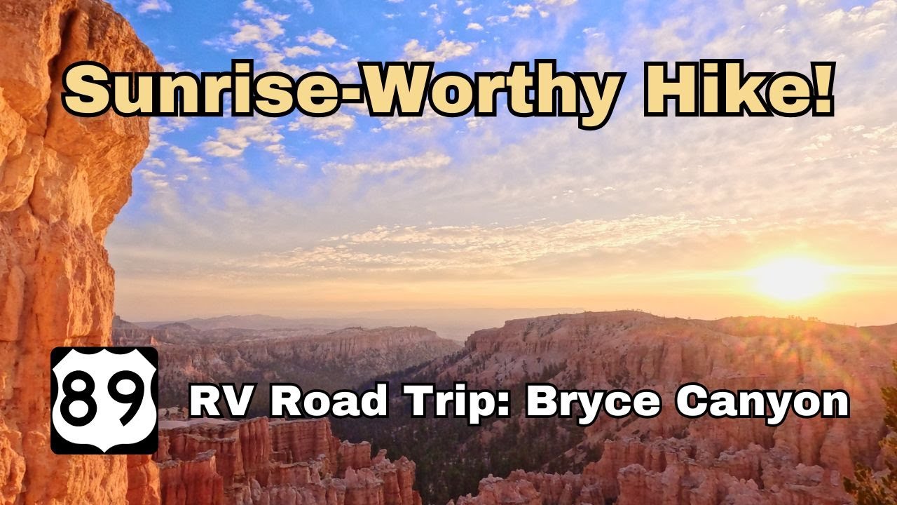 Bryce Canyon’s Best Sunrise Hike! Peekaboo Trail | HWY 89 RV Road Trip Adventures