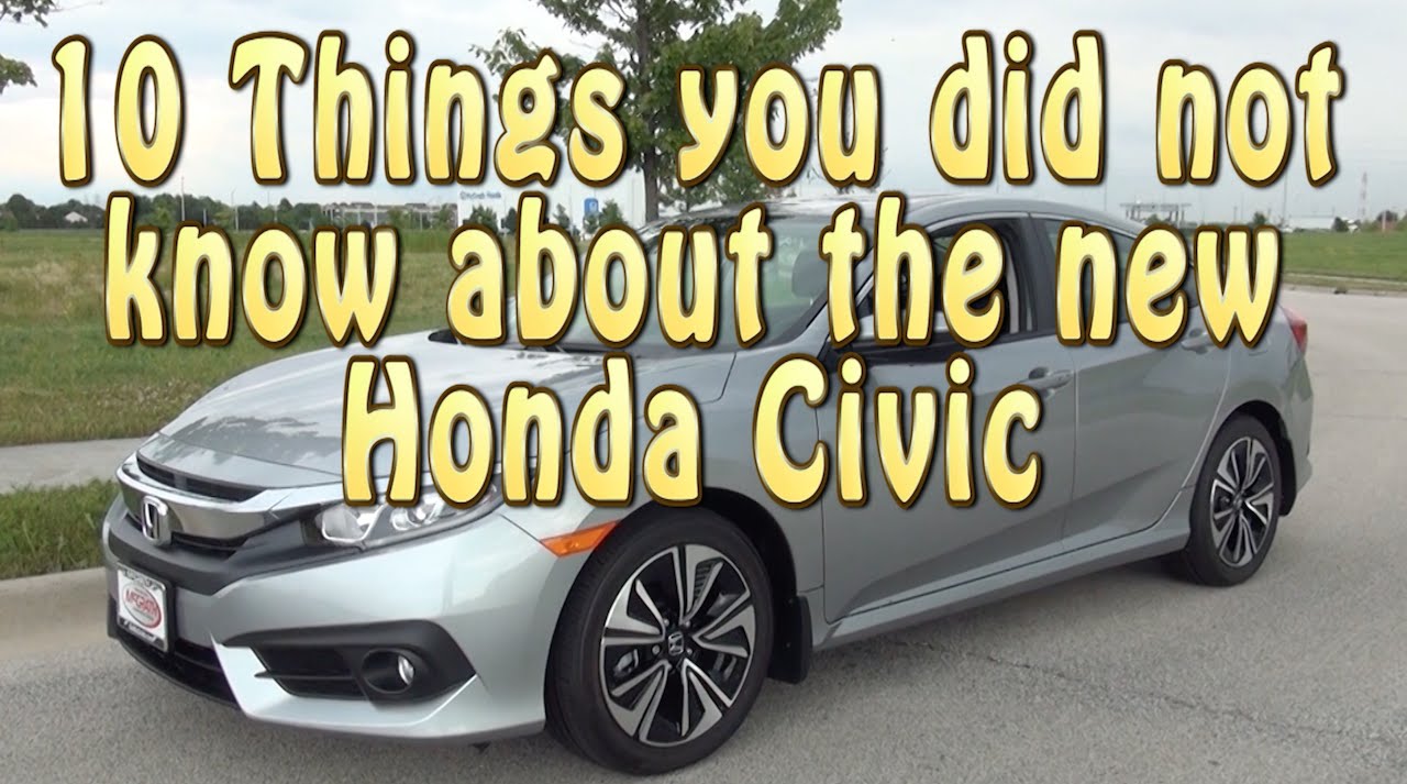 10 things you did Not know about the New Honda Civic