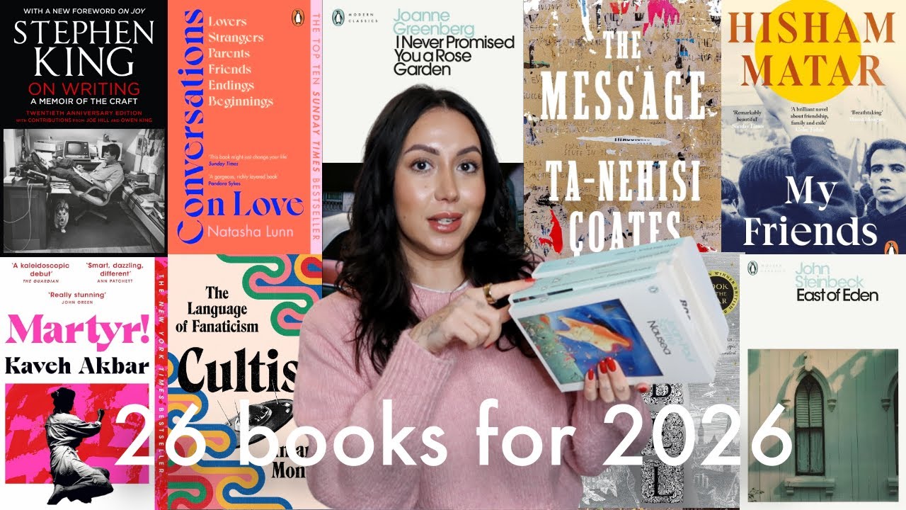26 книг, которые я хочу прочитать в 2026 году 📚 Список книг для прочтения на 2026 год