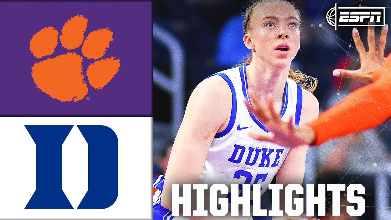 Clemson Tigers vs. Duke Blue Devils | ACC WBB Tournament Highlights | ESPN College Basketball