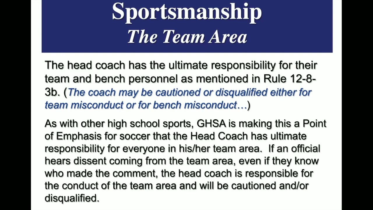 GSOA Sportsmanship