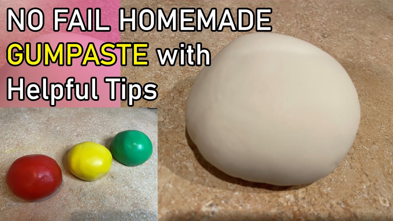 How to Make Homemade Gumpaste (Sugarpaste)