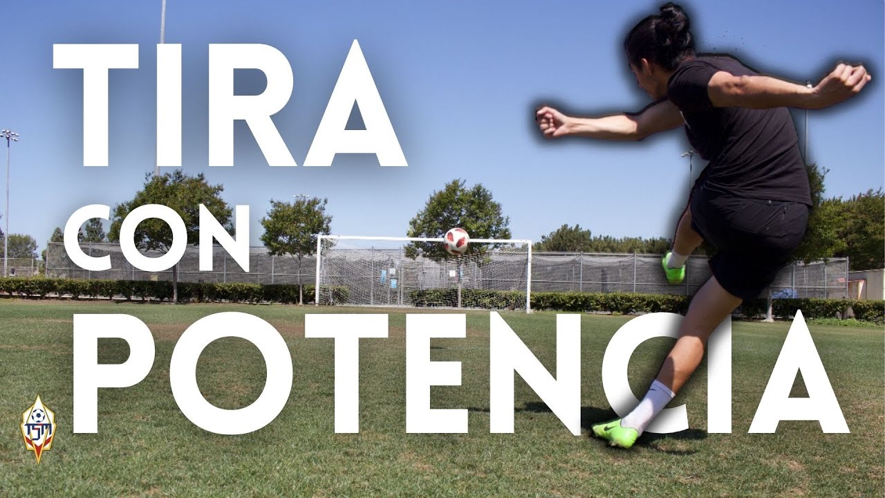 COMO TIRAR CON POTENCIA EN FÚTBOL | Aprende a Chutar Fuerte al Balón