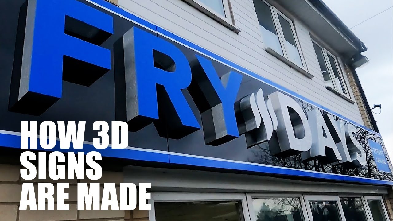 How to Make a Commercial Shop Sign - Step By Step | Innovate Project