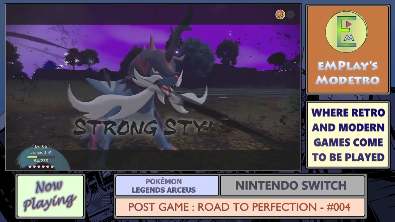 Pokémon Legends Arceus - Post Game : RTP - #23 - #004 - Cyndaquil - Pt. 3