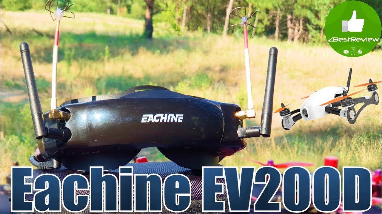 ✔ FPV Очки Eachine EV200D - Первый Обзор на Русском!