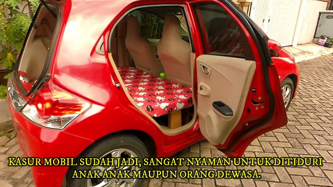 MINI BUT MAXI-CARA MEMBUAT KASUR LEGA DALAM MOBIL BRIO