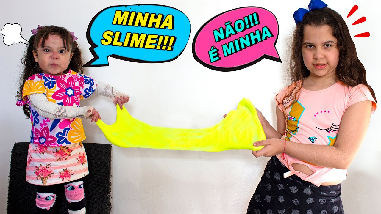 SARAH E ELOAH QUEREM A MESMA SLIME !!! Sarah and Eloah both want the same Slime