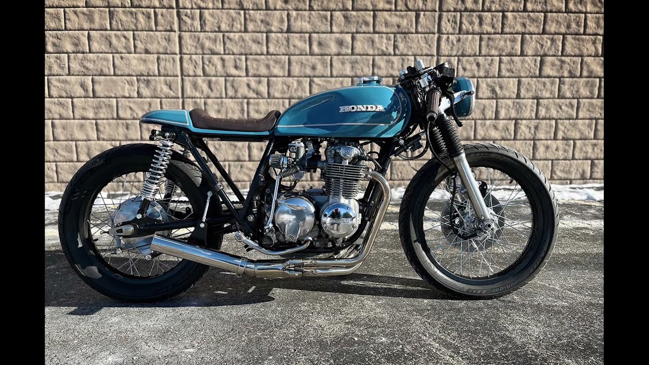 Honda CB550 Cafe Racer by Mateusz Kubak
